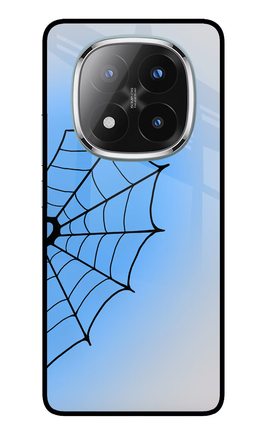 Blue Web Redmi Note 14 Pro Plus 5G Back Cover, Metal case