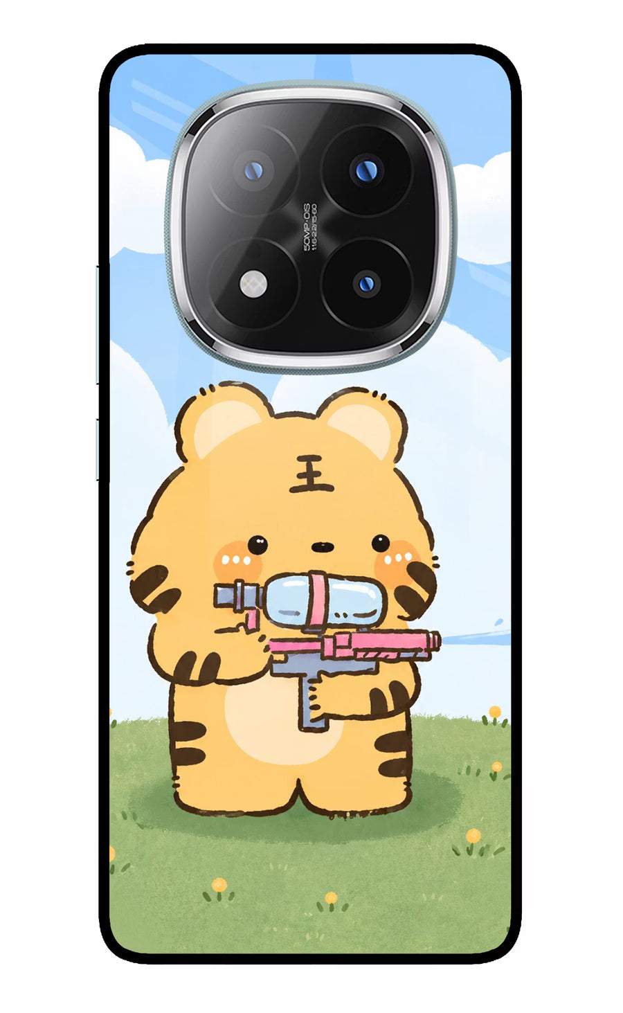 Tiger Treat Redmi Note 14 Pro Plus 5G Back Cover, Metal case