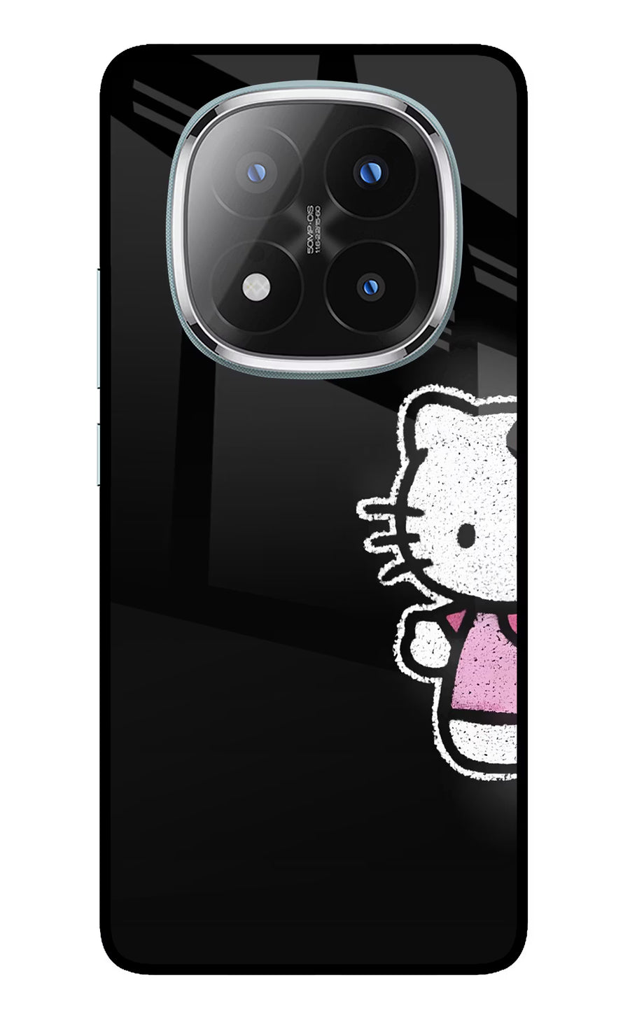 Kitty Charm Redmi Note 14 Pro Plus 5G Back Cover, Metal case