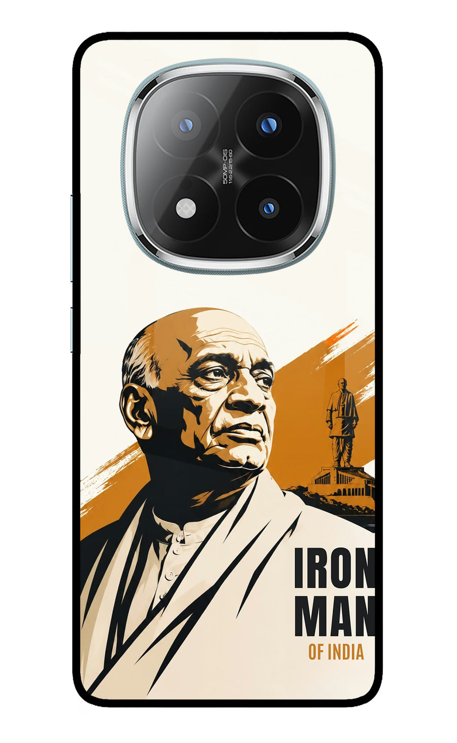 Sardar Patel Iron Will Redmi Note 14 Pro Plus 5G Back Cover, Metal case