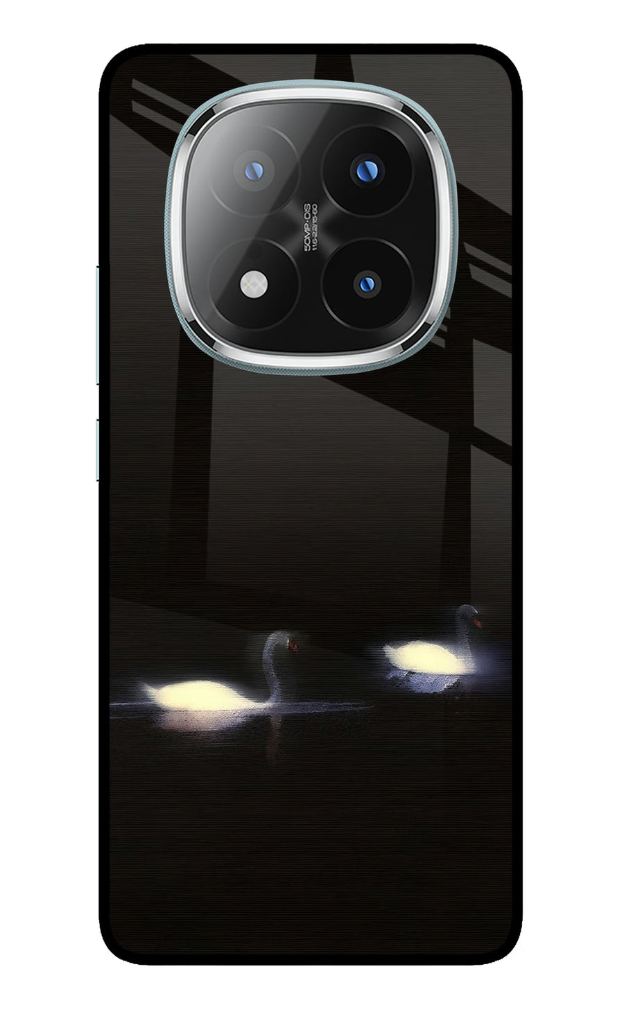 Silent Swans Redmi Note 14 Pro Plus 5G Back Cover, Metal case
