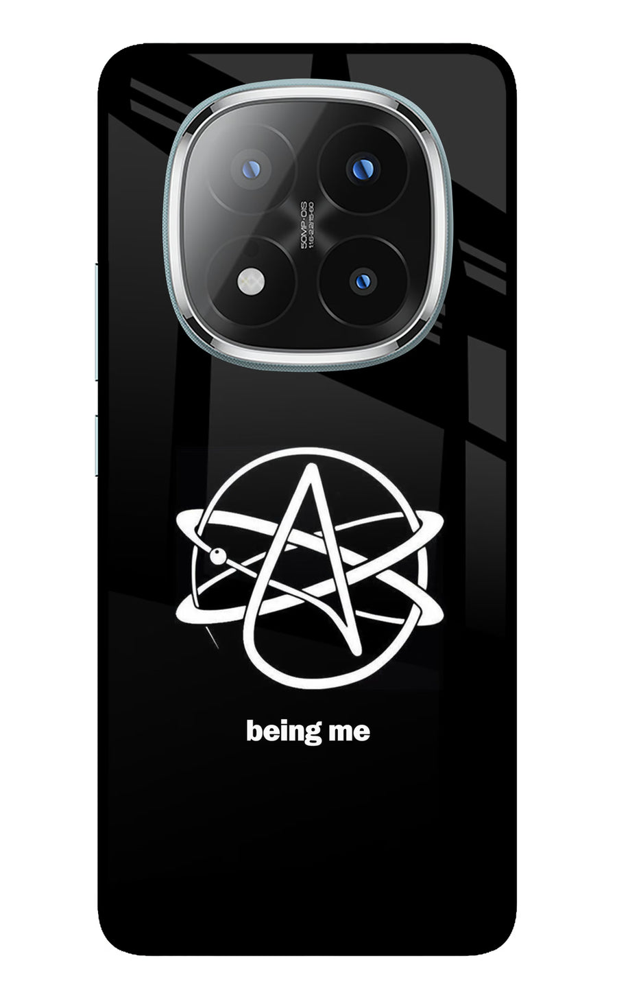 Atheist Symbol Redmi Note 14 Pro Plus 5G Back Cover, Metal case