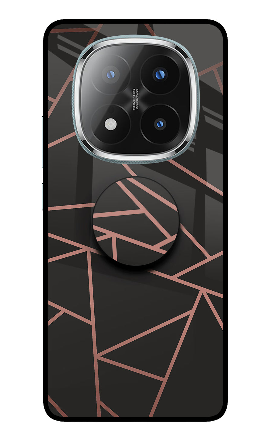 Geometric Pattern Redmi Note 14 Pro Plus 5G Pop Case, Metal case