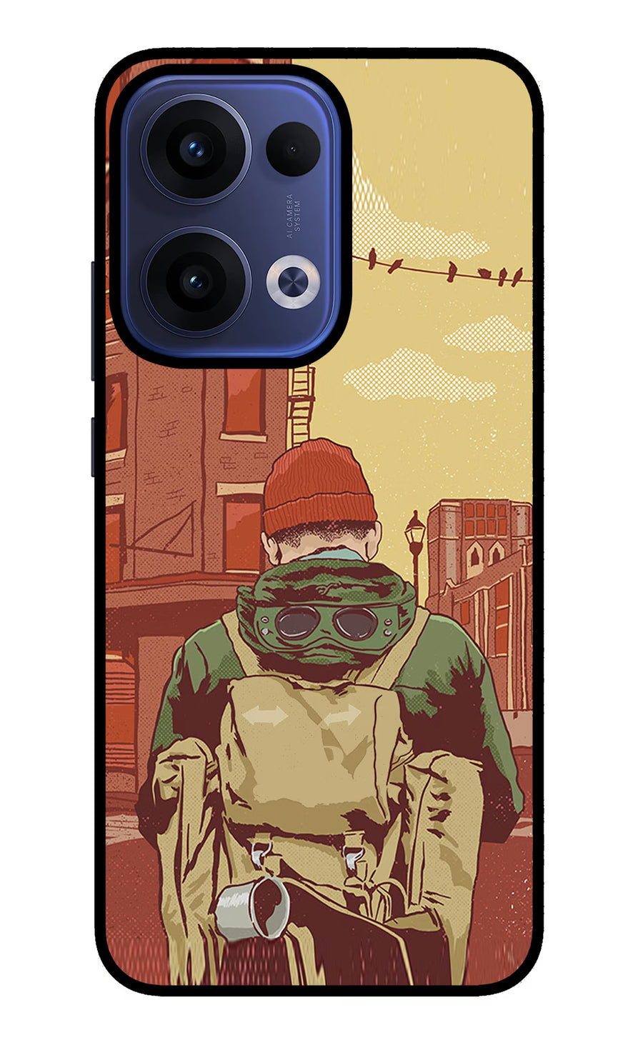 Adventurous Oppo Reno13 5G Back Cover, Metal case
