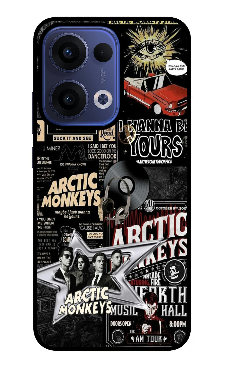 Arctic Monkeys Oppo Reno13 5G Back Cover, Metal case