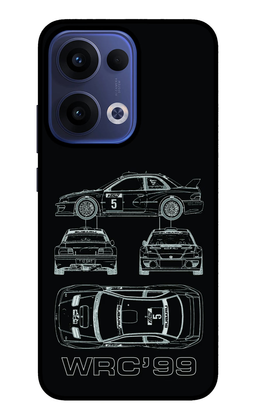 WRC'99 Oppo Reno13 5G Back Cover, Metal case