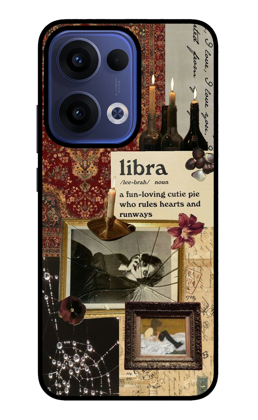 Libra Zodiac Oppo Reno13 5G Back Cover, Metal case