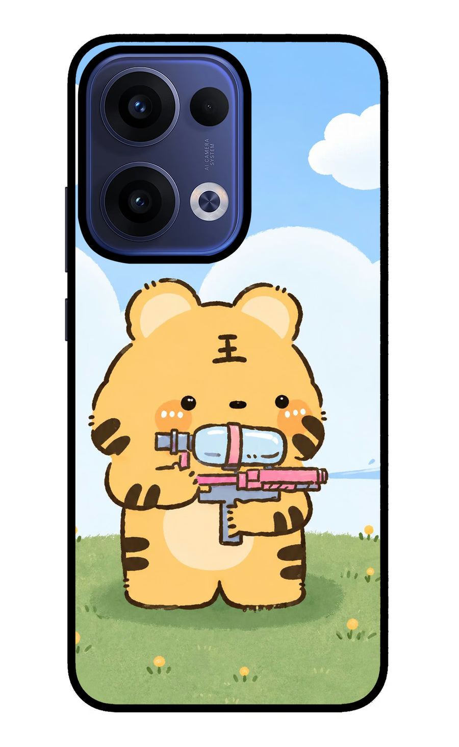 Tiger Treat Oppo Reno13 5G Back Cover, Metal case