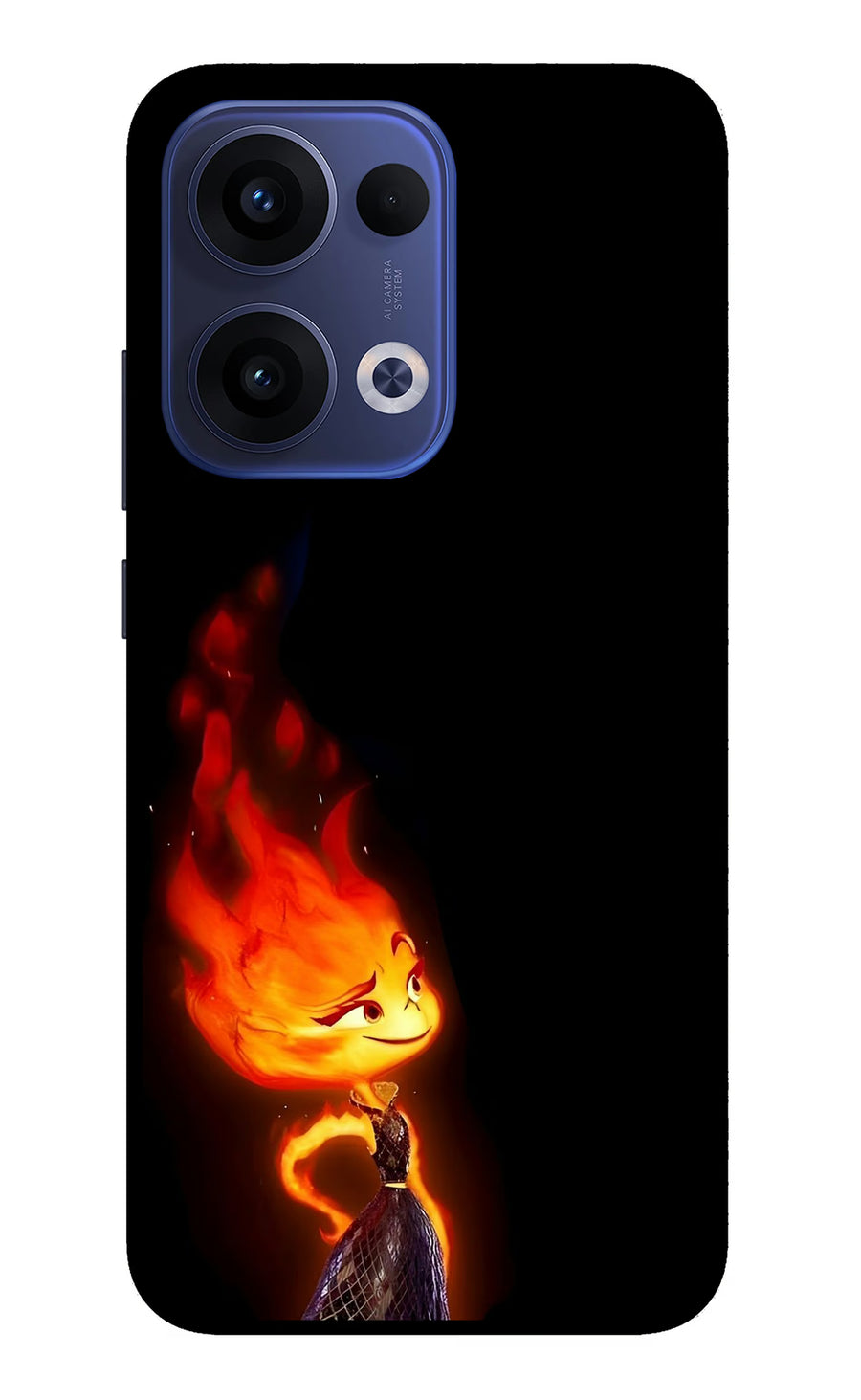 Ember Flame Oppo Reno13 5G Back Cover, Metal case