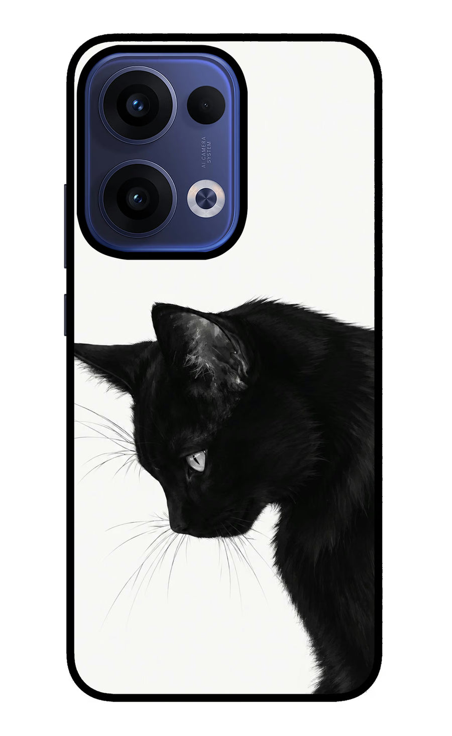 Shadow Gaze Oppo Reno13 5G Back Cover, Metal case