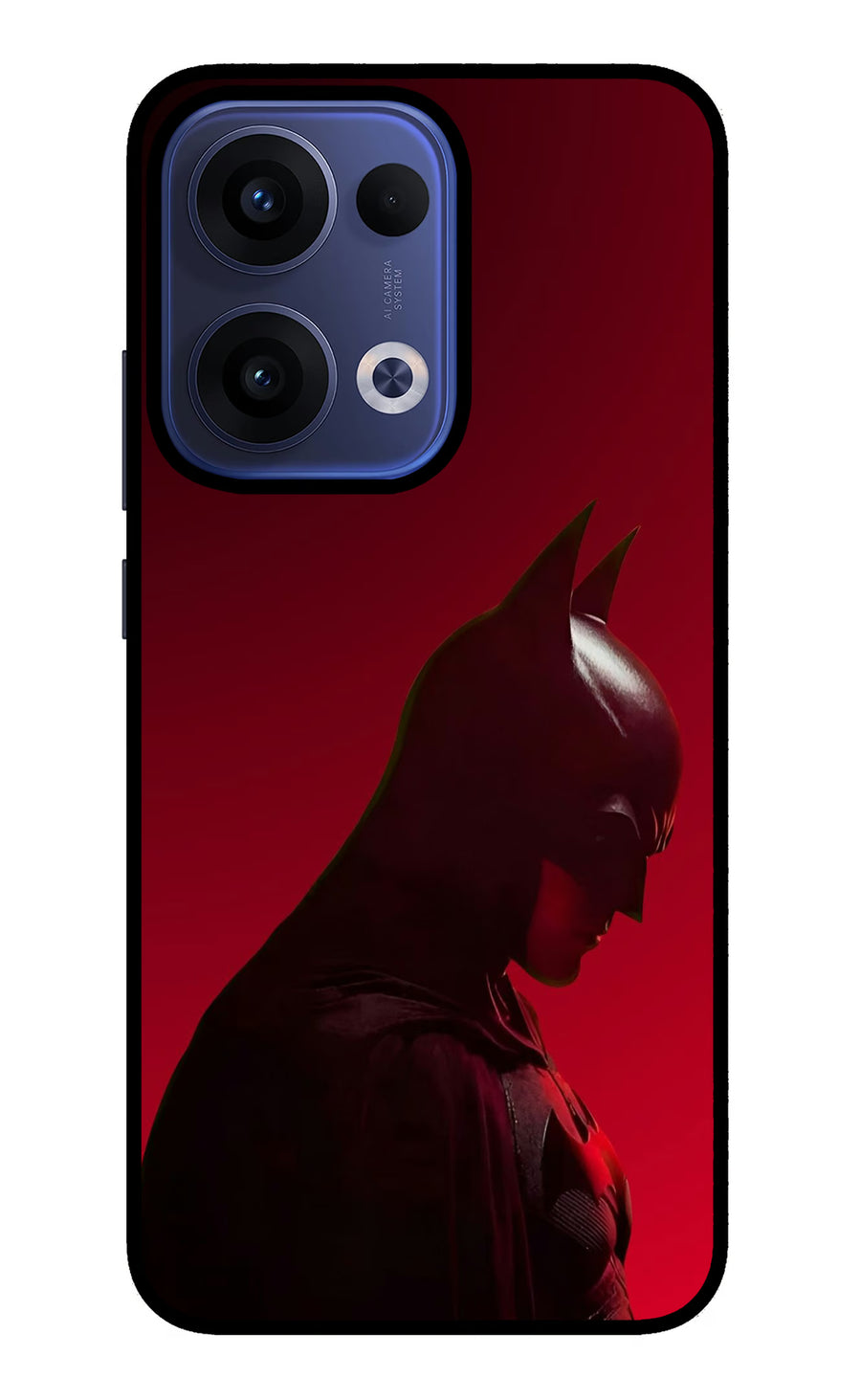 Dark Knight Oppo Reno13 5G Back Cover, Metal case