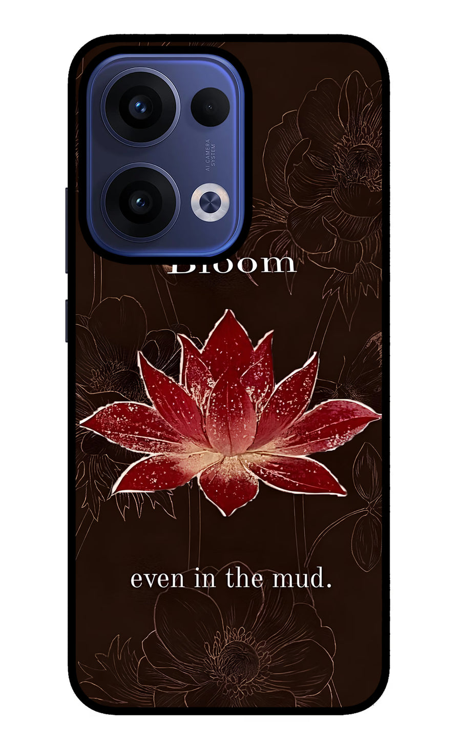 Bloom Oppo Reno13 5G Back Cover, Metal case
