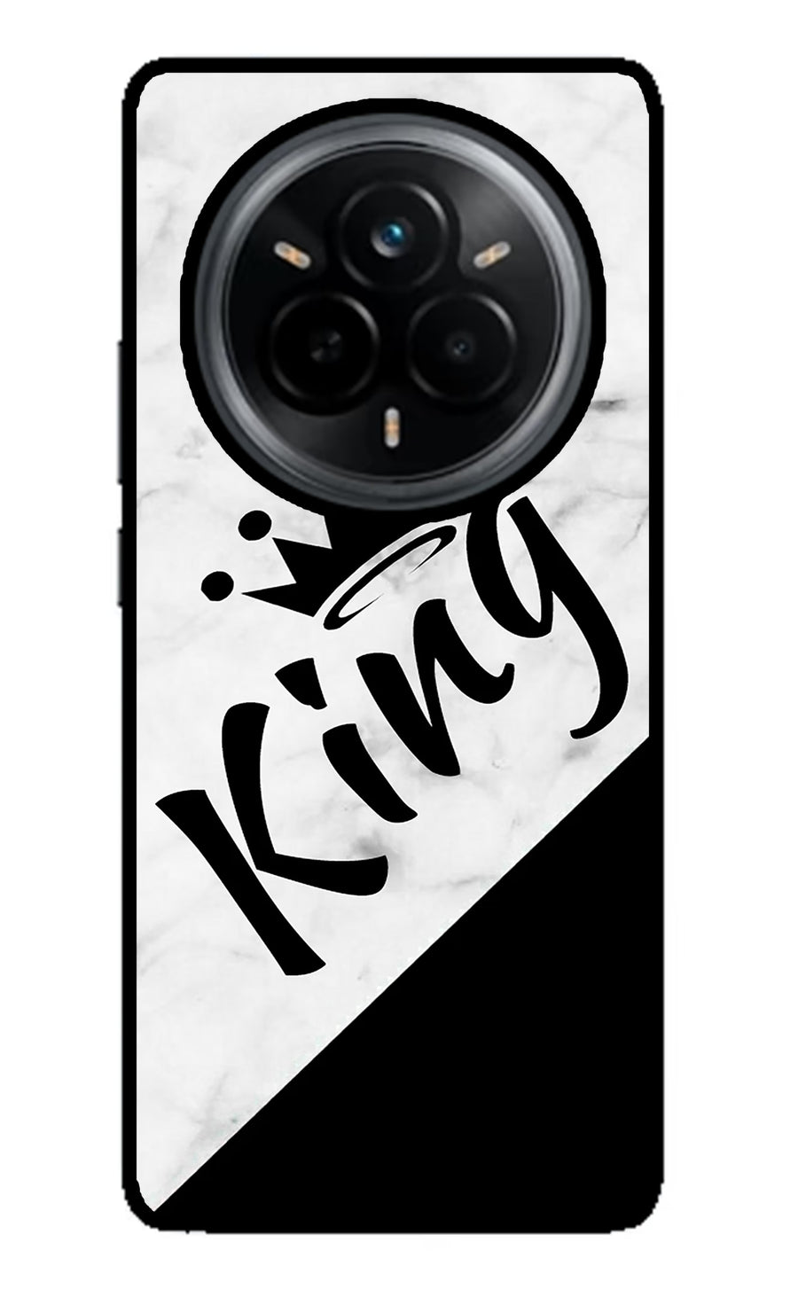 King Realme 14 Pro 5G Back Cover, Metal case