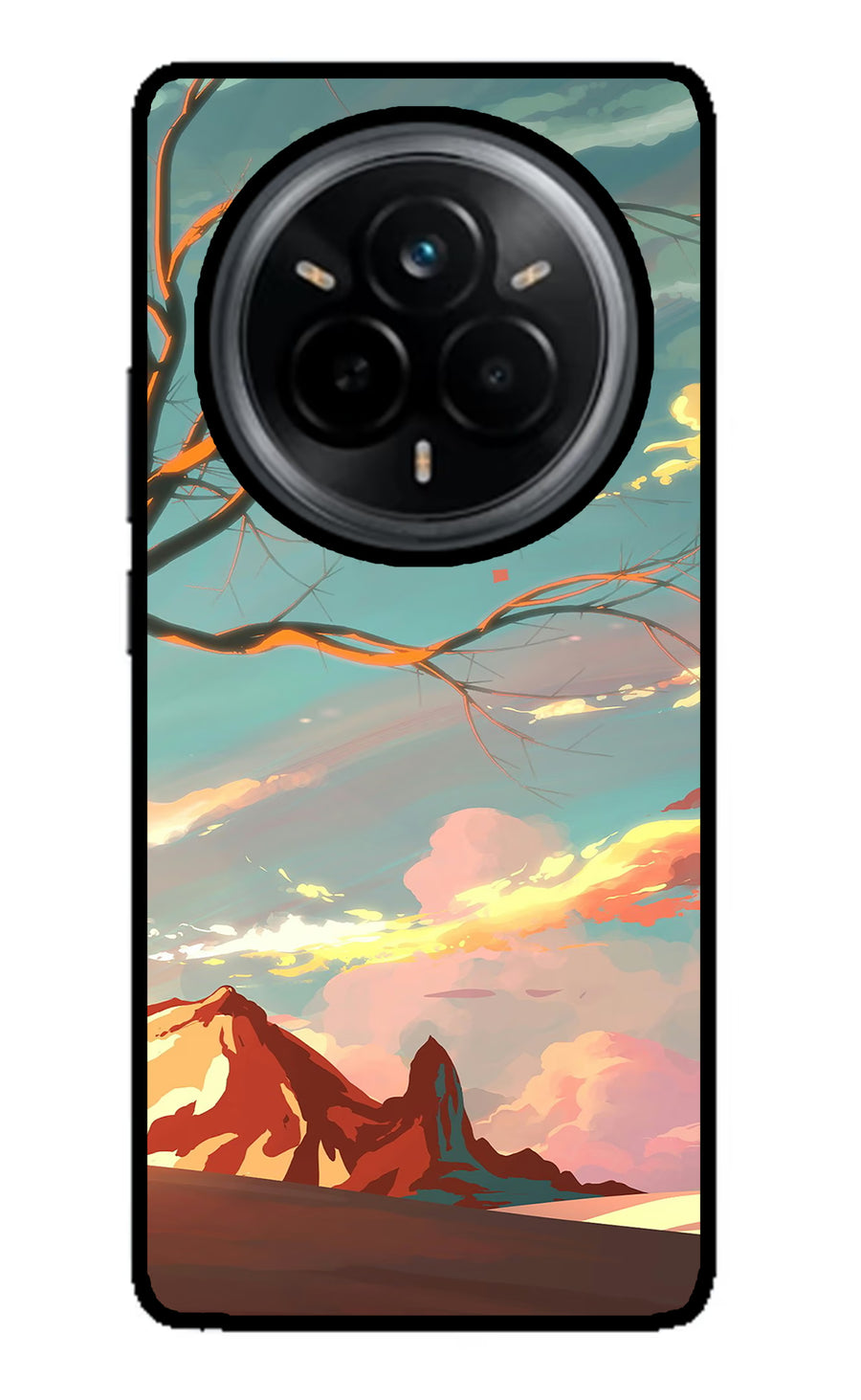 Scenery Realme 14 Pro 5G Back Cover, Metal case