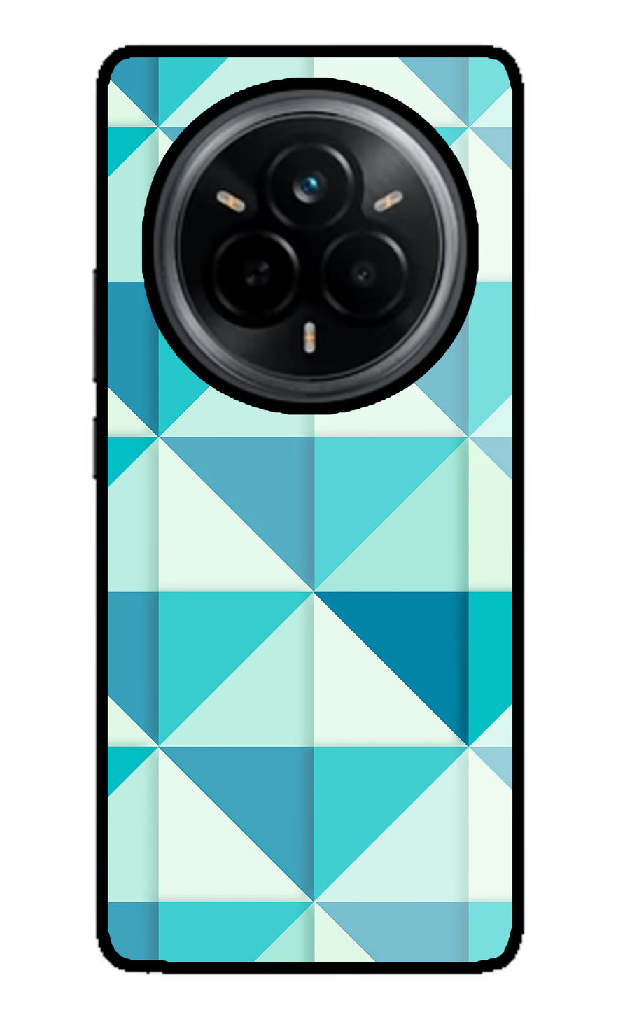 Abstract Realme 14 Pro 5G Back Cover, Metal case