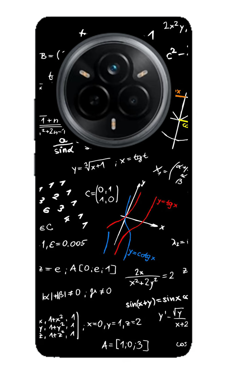 Mathematics Formula Realme 14 Pro 5G Back Cover, Metal case