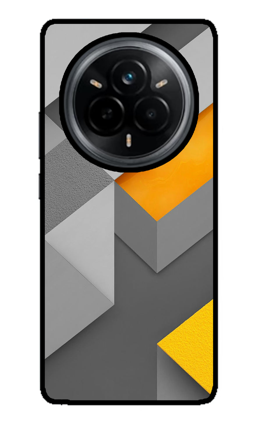 Abstract Realme 14 Pro 5G Back Cover, Metal case
