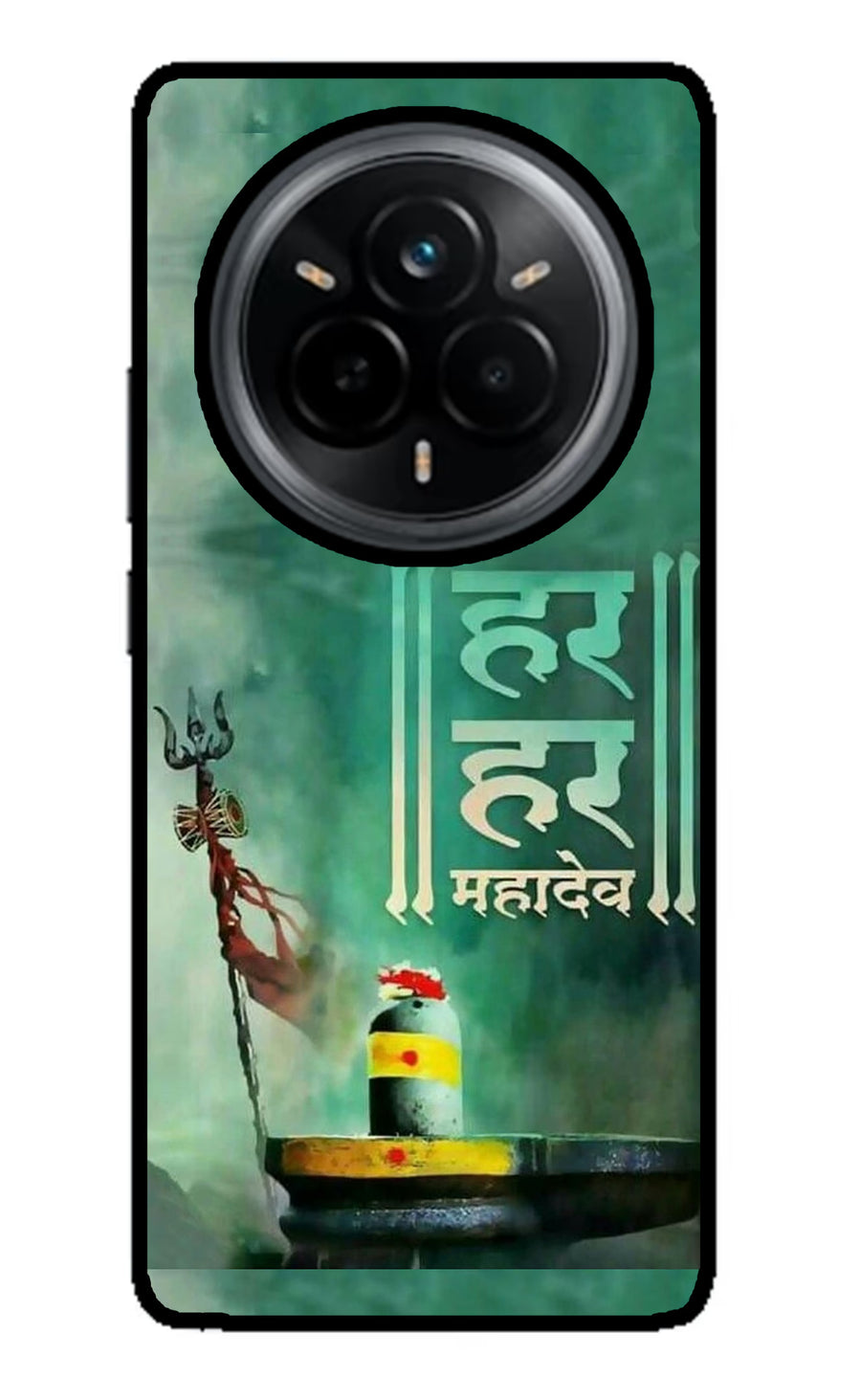 Har Har Mahadev Shivling Realme 14 Pro 5G Back Cover, Metal case