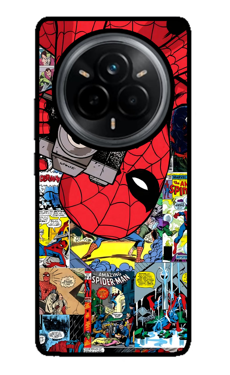 Spider Man Realme 14 Pro 5G Back Cover, Metal case