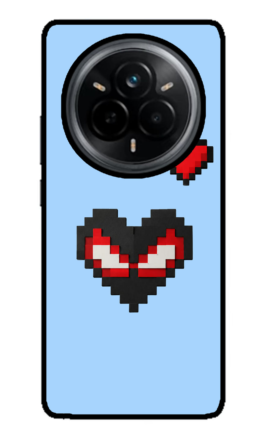 Peter Heart Realme 14 Pro 5G Back Cover, Metal case