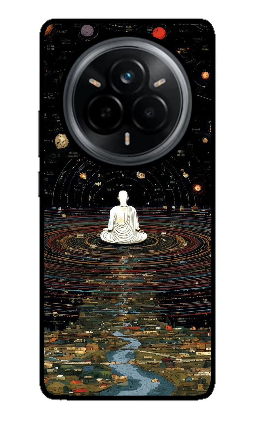 Space Monk Realme 14 Pro 5G Back Cover, Metal case