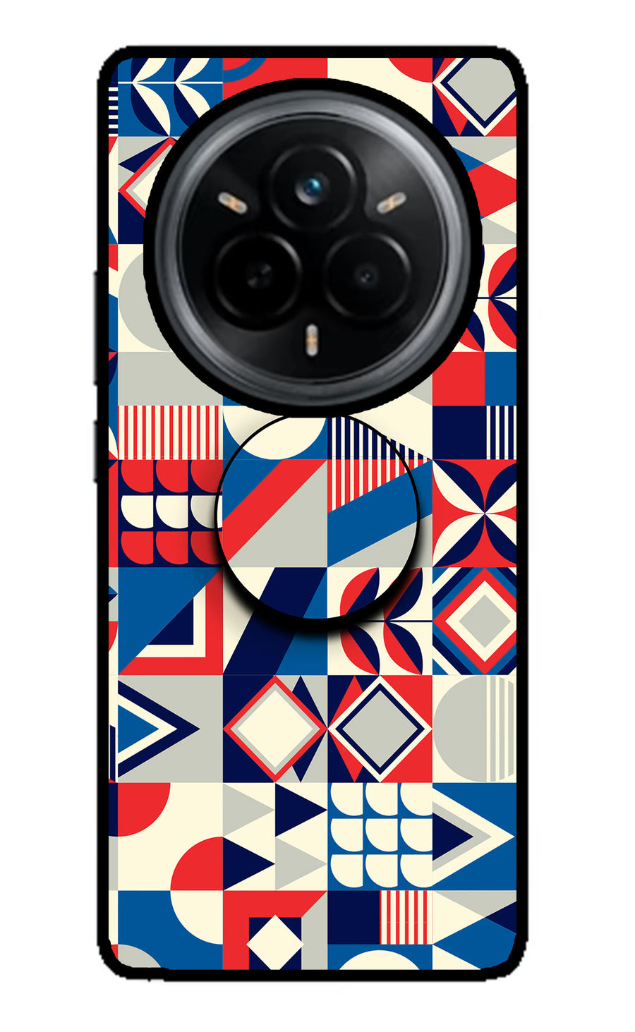Colorful Pattern Realme 14 Pro 5G Pop Case, Metal case