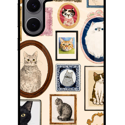 Mirror Cats Samsung S24 FE 5G Metal Case Back Cover by Casekaro