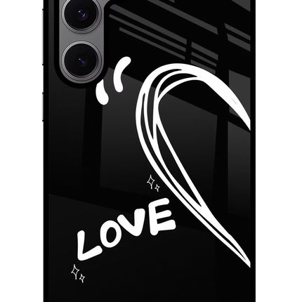Love Line Samsung S24 FE 5G Metal Case Back Cover by Casekaro