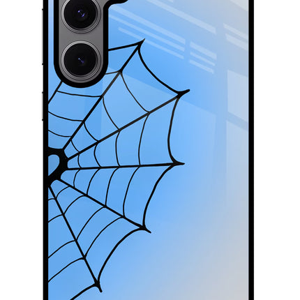 Blue Web Samsung S24 FE 5G Metal Case Back Cover by Casekaro