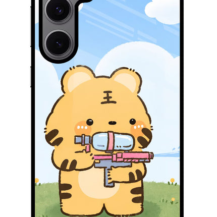 Tiger Treat Samsung S24 FE 5G Metal Case Back Cover by Casekaro