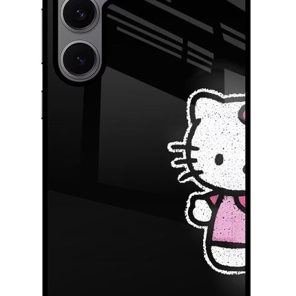 Kitty Charm Samsung S24 FE 5G Metal Case Back Cover by Casekaro
