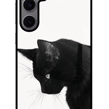 Shadow Gaze Samsung S24 FE 5G Metal Case Back Cover by Casekaro
