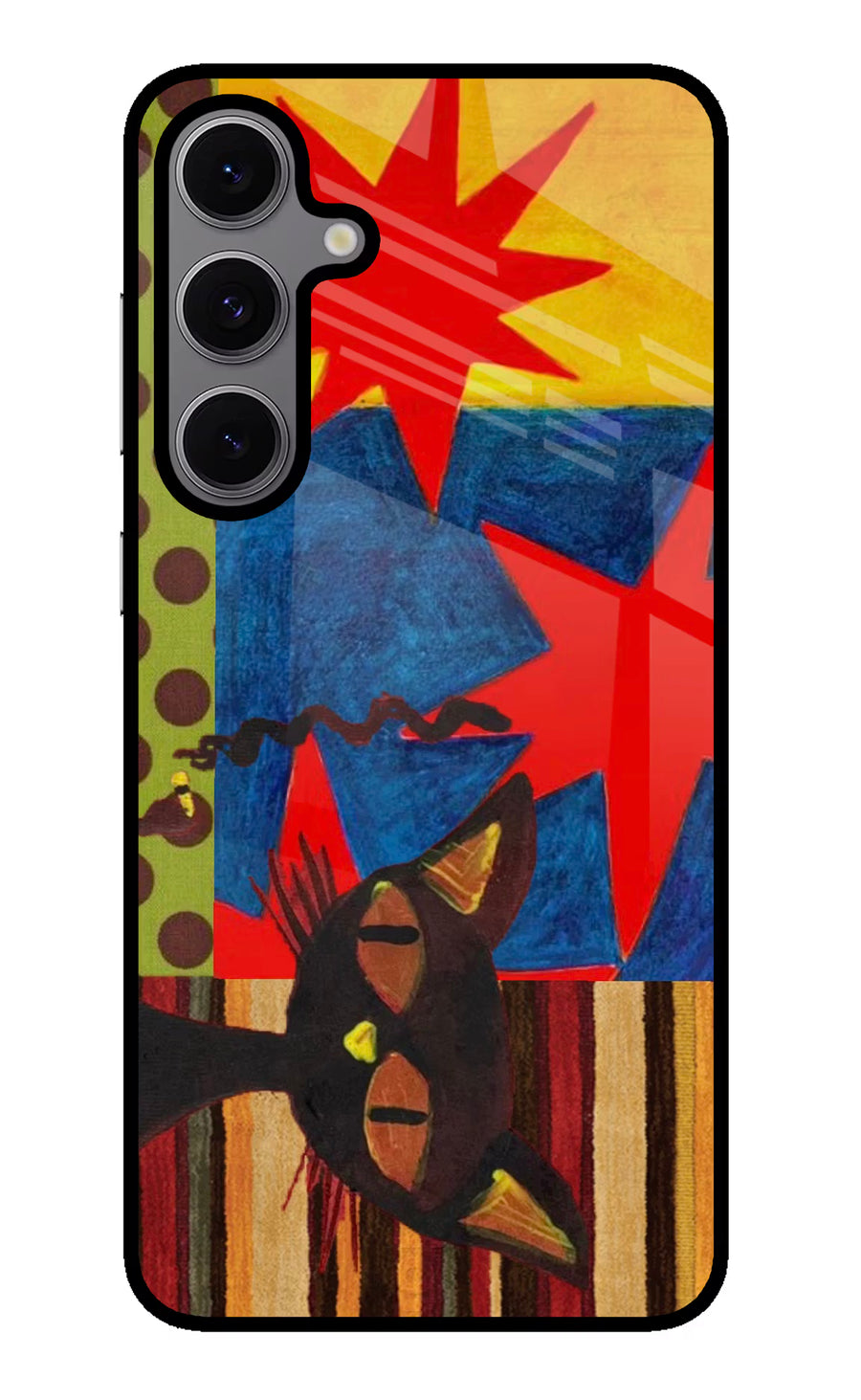 Pop Cat Samsung S24 FE 5G Back Cover, Metal case