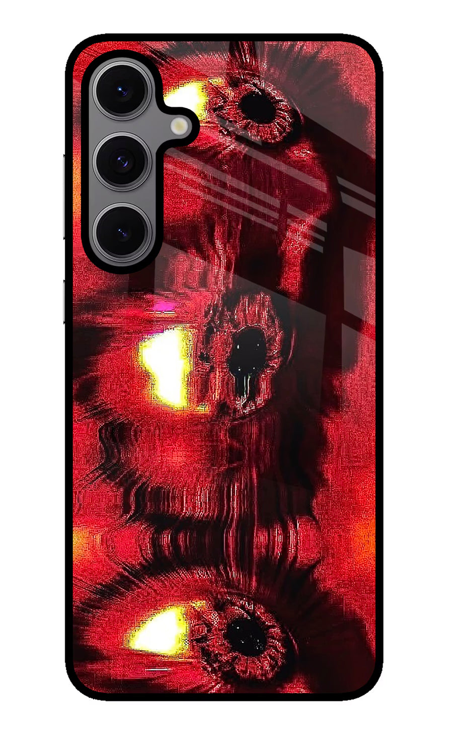 Fire Eye Samsung S24 FE 5G Back Cover, Metal case