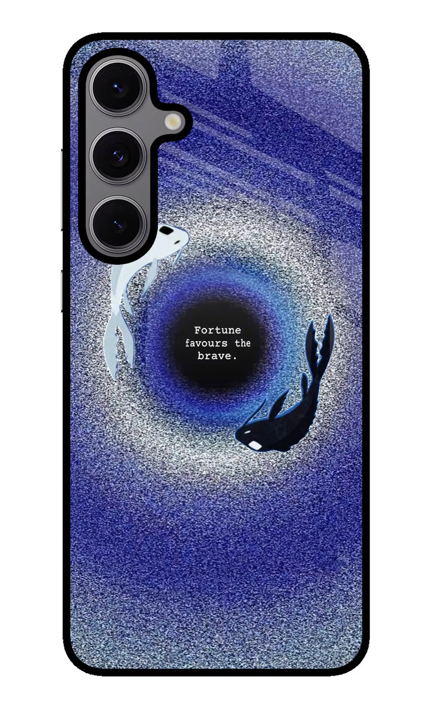 Dark Koi Samsung S24 FE 5G Back Cover, Metal case