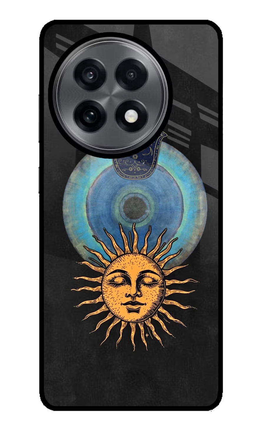 Divine Sun OnePlus 13R Back Cover, Metal case
