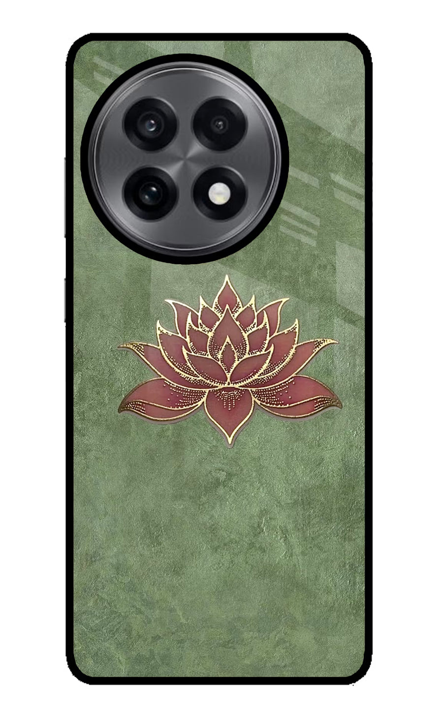 Lotus Grace OnePlus 13R Back Cover, Metal case