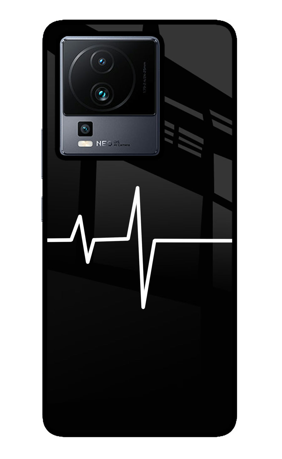 Heart Beats iQOO Neo 7 Back Cover, Metal case
