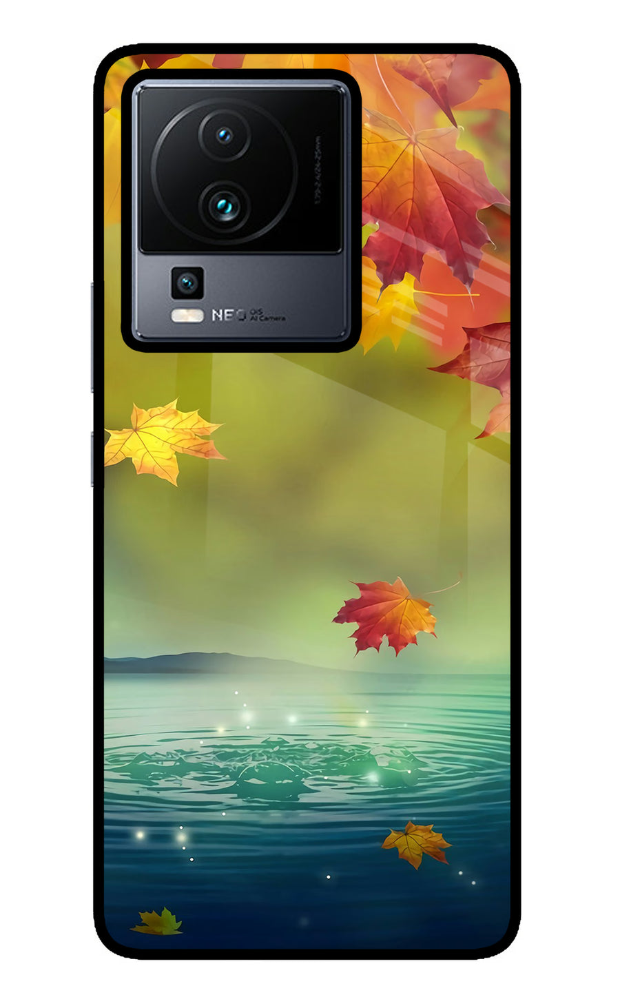 Flowers iQOO Neo 7 Back Cover, Metal case