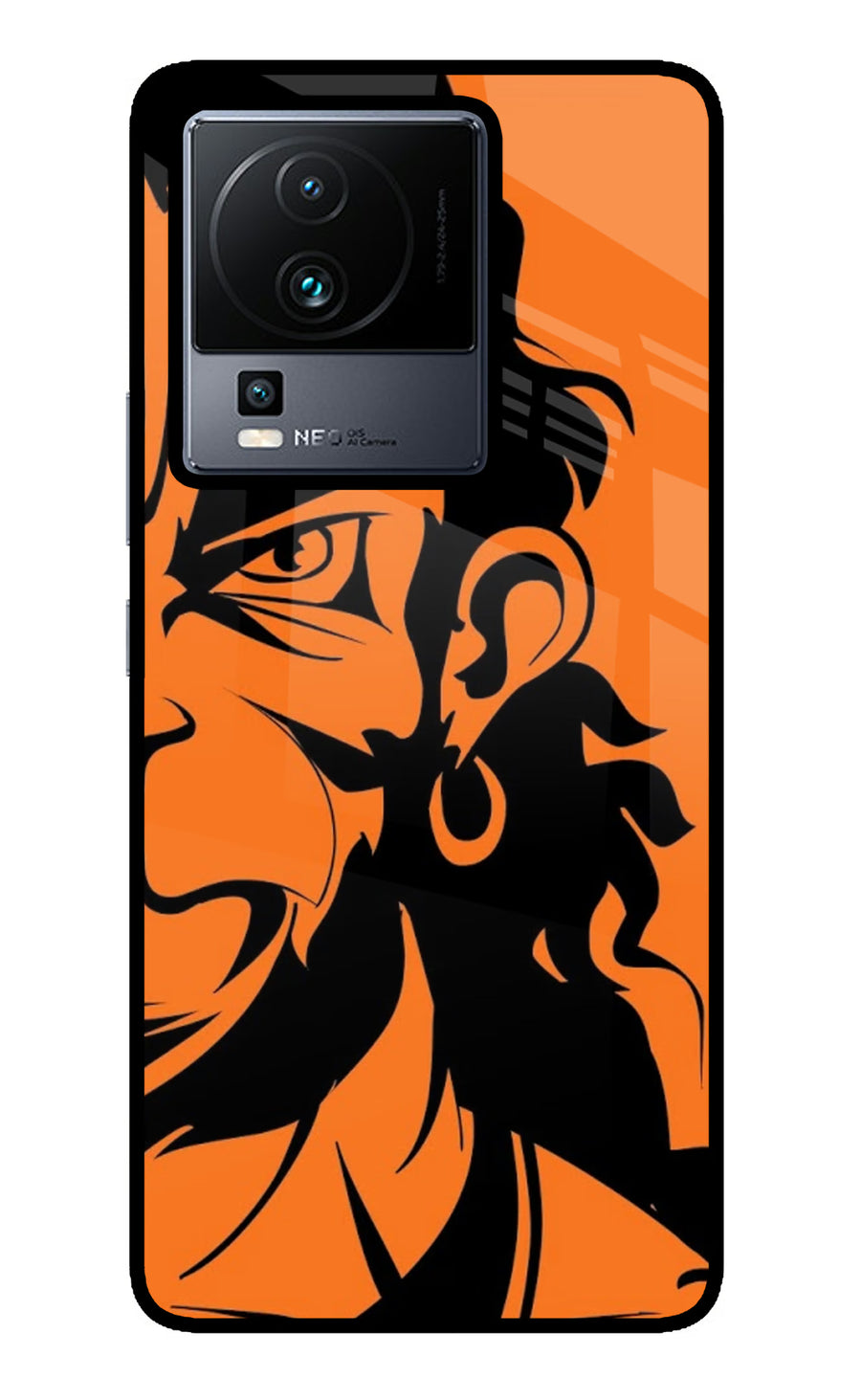 Hanuman iQOO Neo 7 Back Cover, Metal case