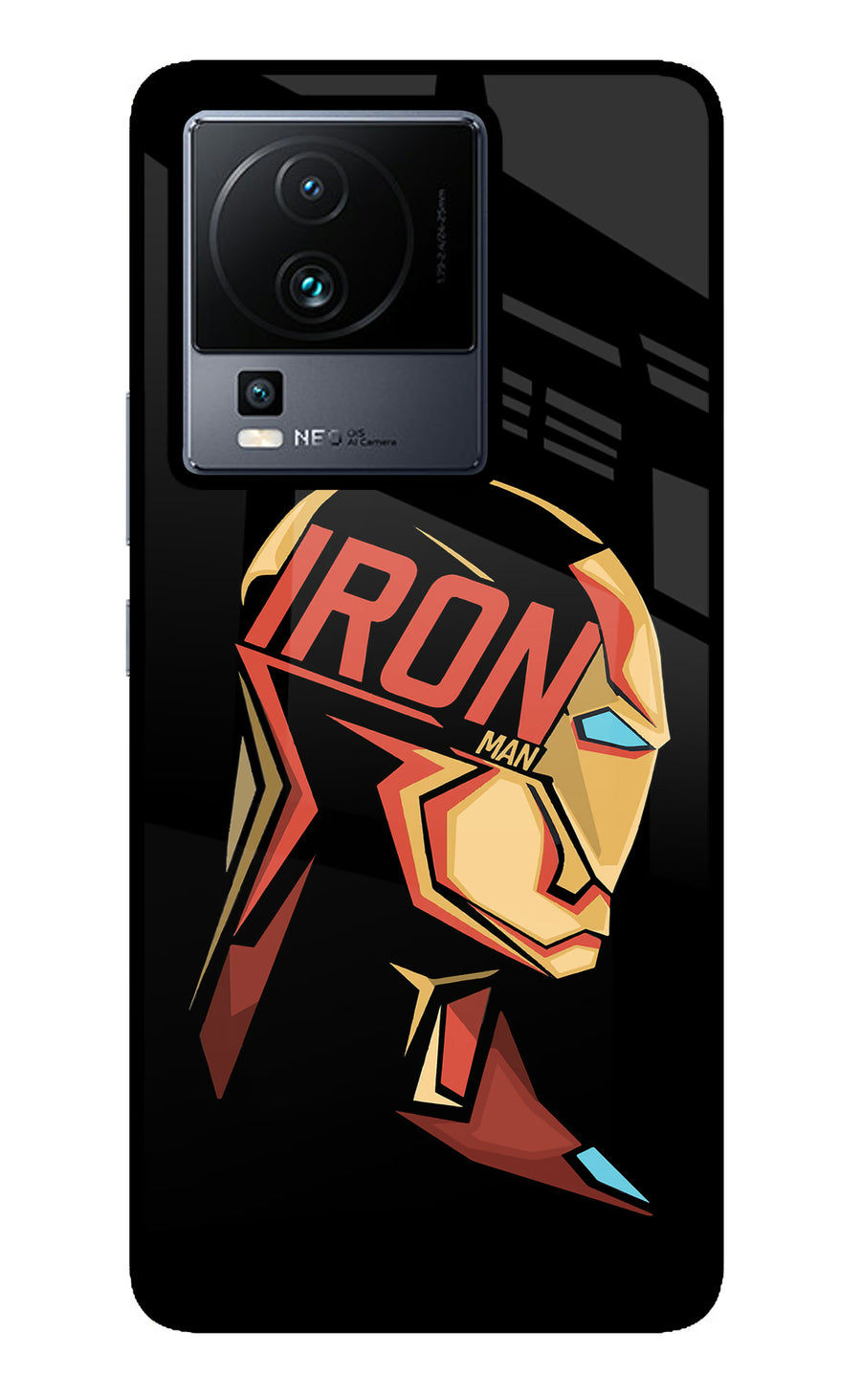IronMan iQOO Neo 7 Back Cover, Metal case
