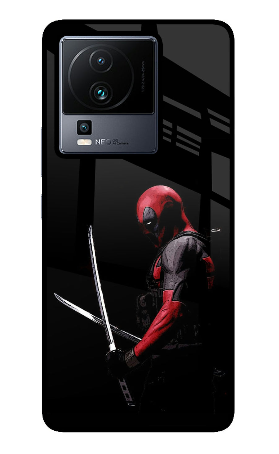 Deadpool iQOO Neo 7 Back Cover, Metal case