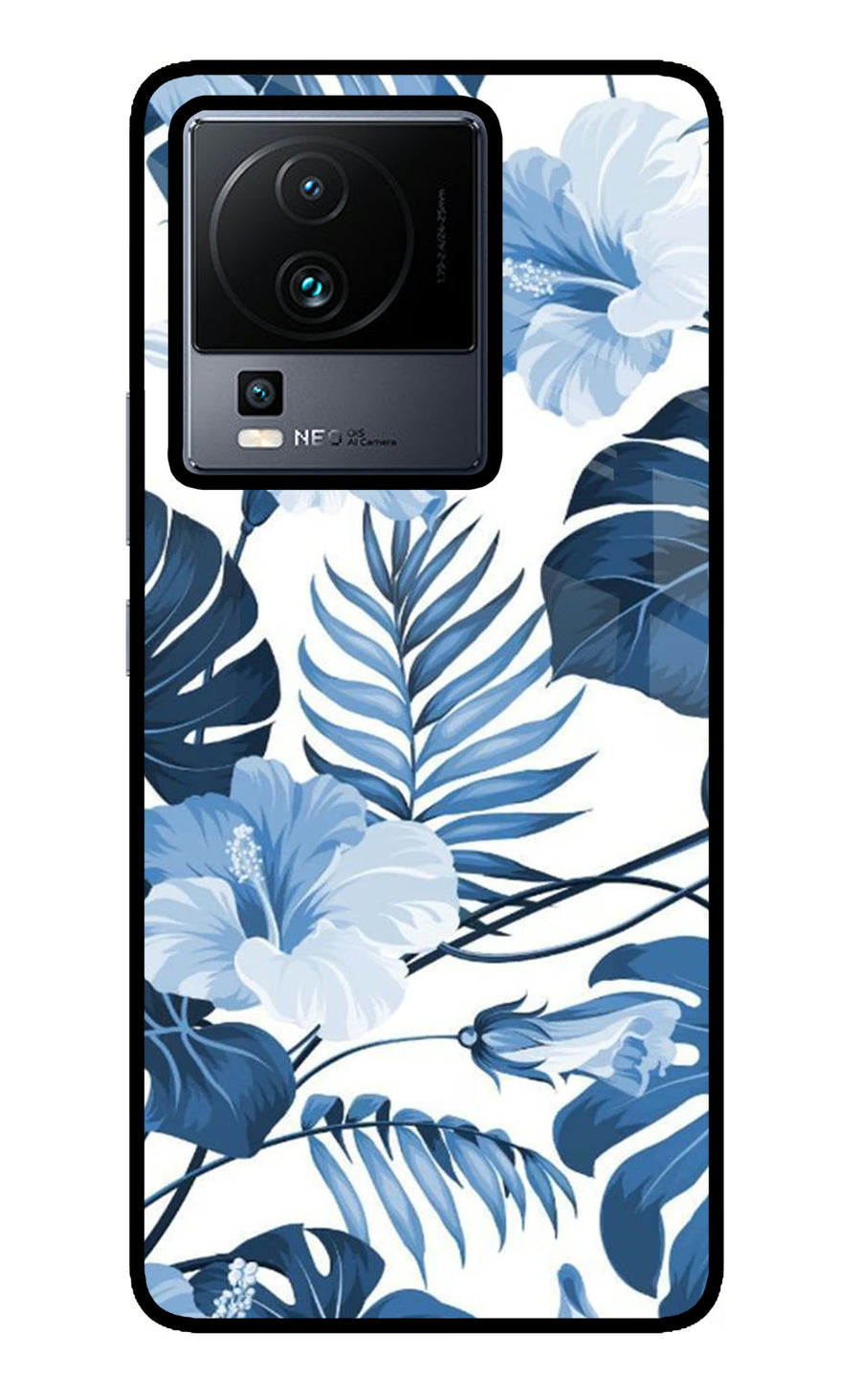 Fabric Art iQOO Neo 7 Back Cover, Metal case