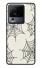 Spider Web iQOO Neo 7 Metal Case Back Cover by Casekaro