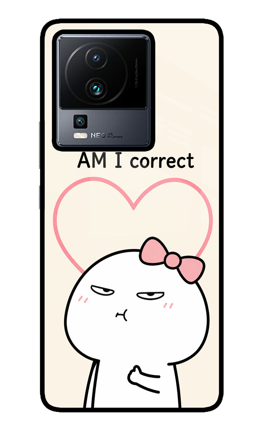 Always Right iQOO Neo 7 Back Cover, Metal case