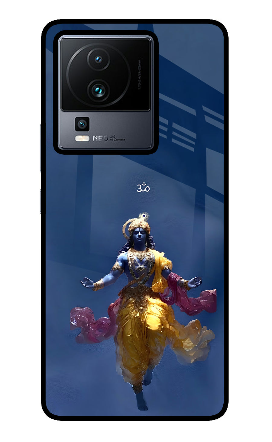 Cosmic Krishna iQOO Neo 7 Back Cover, Metal case