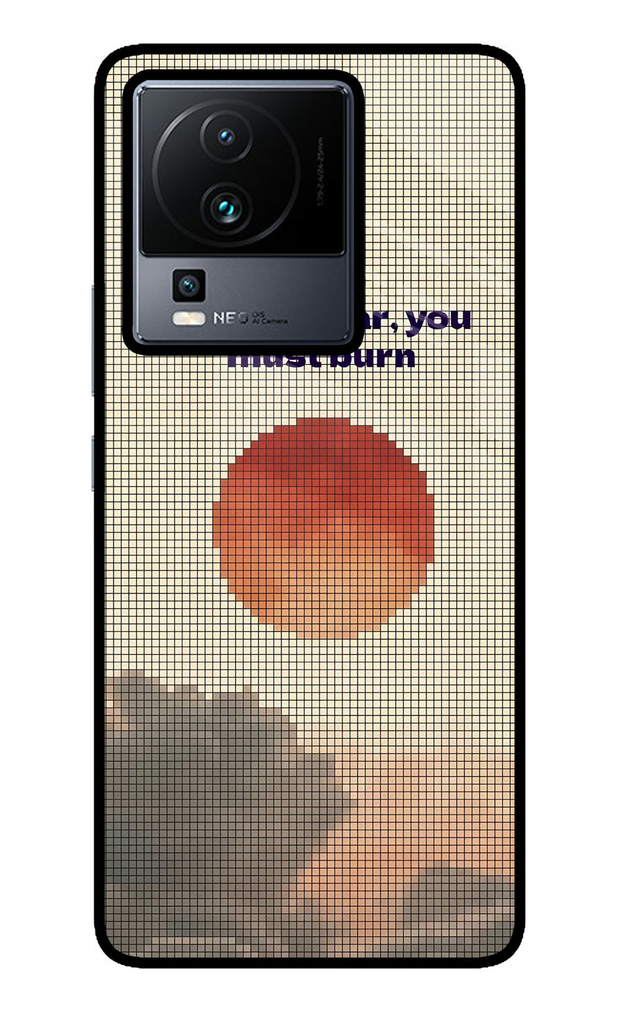 Pixel Sun iQOO Neo 7 Back Cover, Metal case