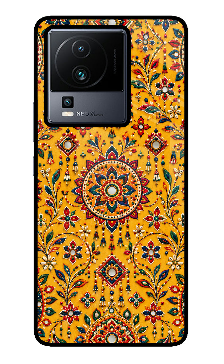 Sunlit Aura iQOO Neo 7 Back Cover, Metal case