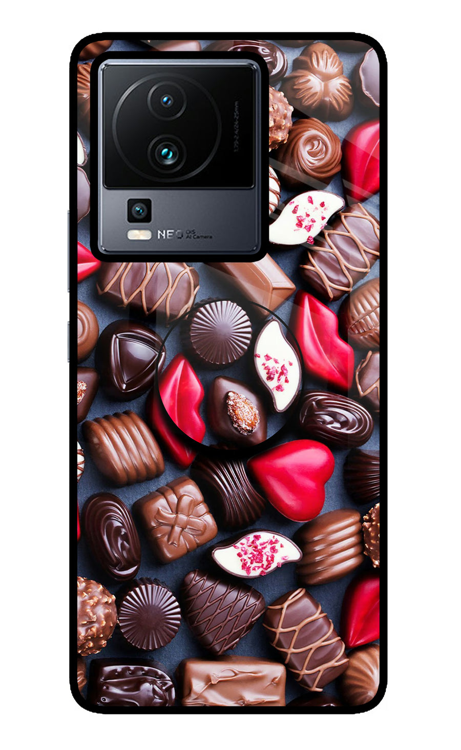 Chocolates iQOO Neo 7 Pop Case, Metal case