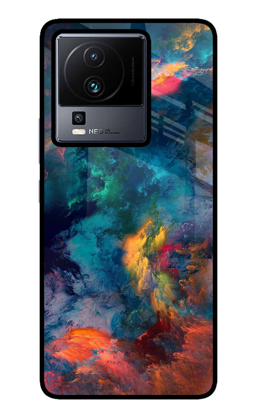 Artwork Paint iQOO Neo 7 Pro Back Cover, Metal case